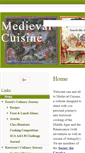 Mobile Screenshot of medievalcuisine.com